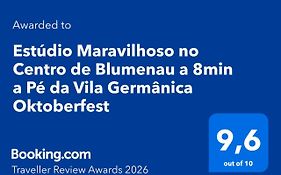 Estúdio Maravilhoso no Centro de Blumenau a 8min a Pé da Vila Germânica Oktoberfest